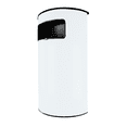 thumbnail image 1 of Bote De Basura Jofel Media Luna Con Tapa Tipo Cenicero Gris 45.5L, 1 of 5