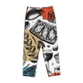 thumbnail image 4 of Junzan French Food Women'S Pajama Pants Drawstring Comfy Sleep Bottoms With Pockets, 4 of 9