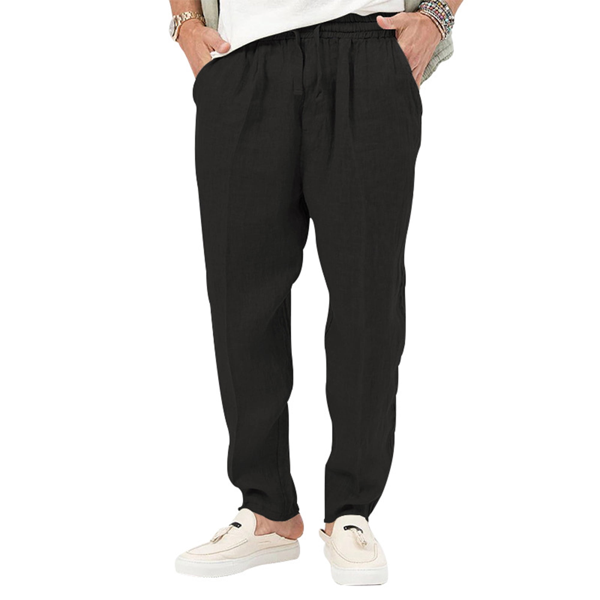 Mens lightweight holiday trousers best sale