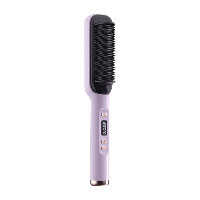 Hair Tools for Styling Hair Straightening Comb-Hair Straightening Brush and Iron with Titanium Coating for Uniform Heating Led Screen Styling Tool Hair Straightening Brush
