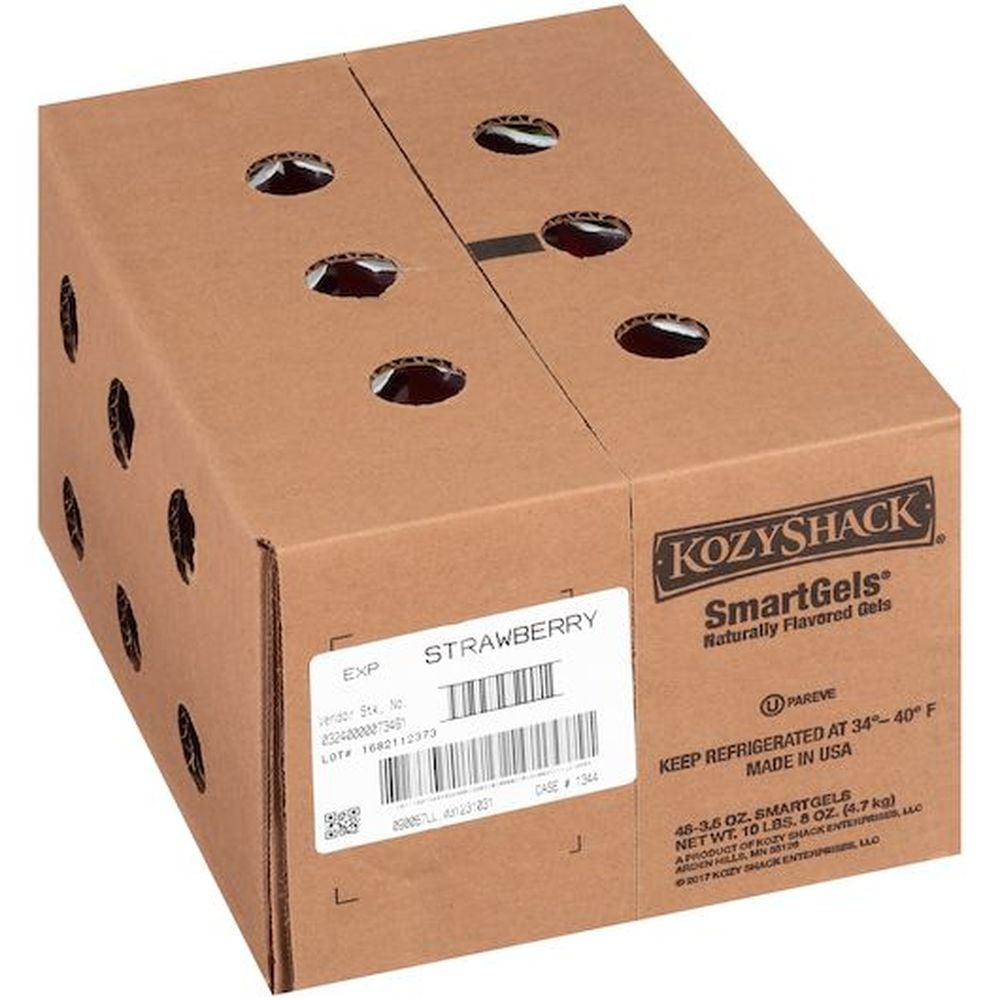 Kozy Shack Strawberry Gelatin, 3.5 Ounce -- 48 per Case.