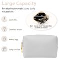 thumbnail image 4 of Bolsa de maquillaje para mujer pu bolsa de viaje encantadora impermeable cuadrada portátil MFZFUKR BST3020163-2, 4 of 5