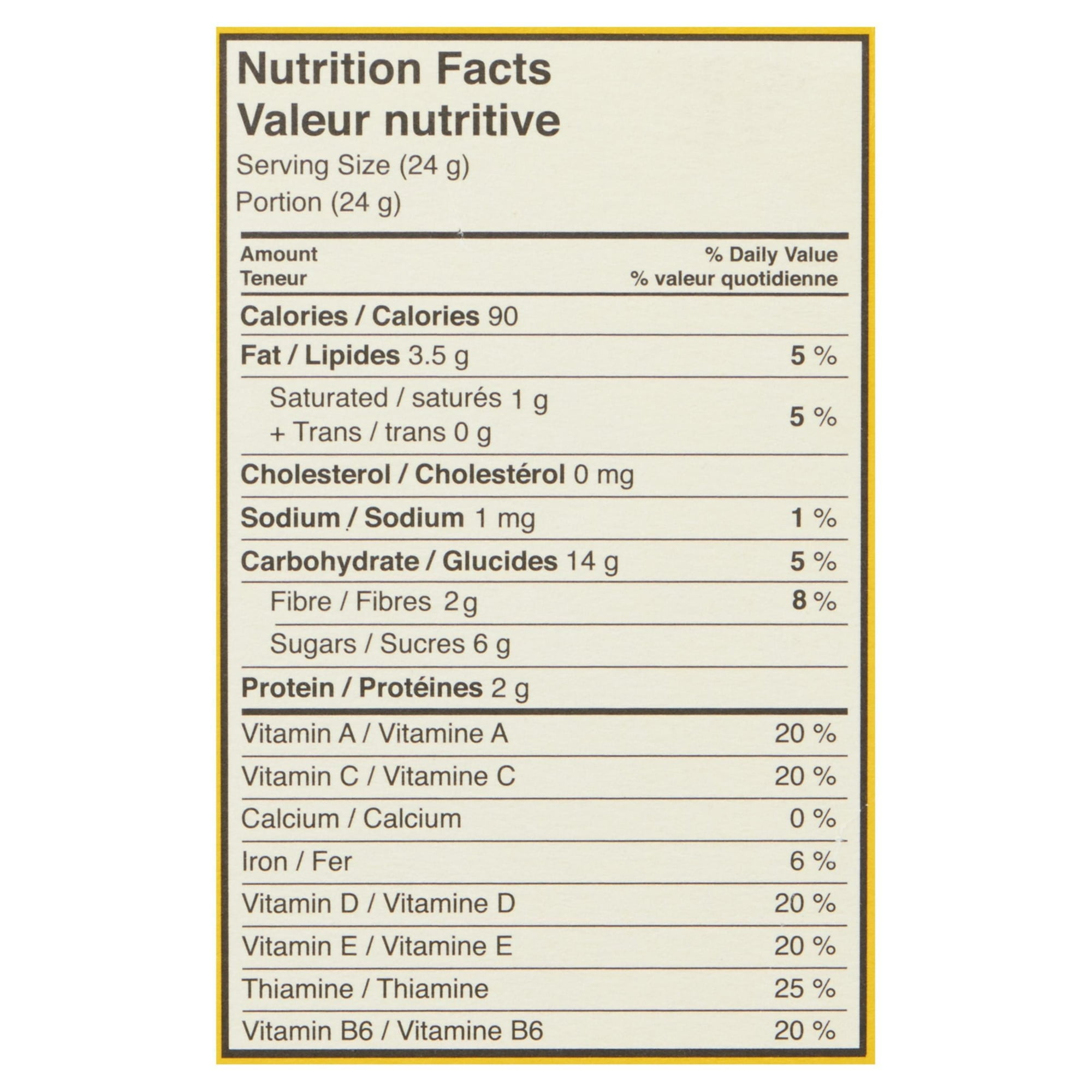 Made Good Mini Barres granola Chocolat Banane