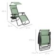 Best Choice Products Zero Gravity Patio Reclining Chair w/ Canopy