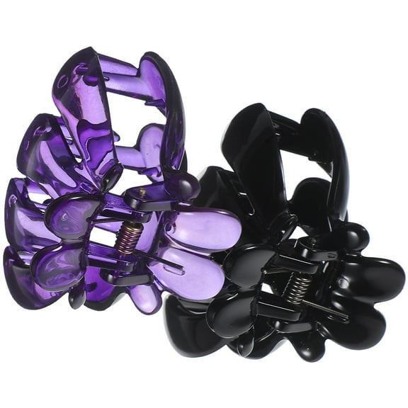 OUNONA  2 Pcs Tortoise Hair Clips for Women Hairpin Women's Baby