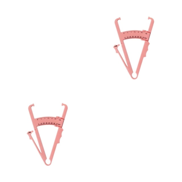 Soidarity Calibrador de pliegues cutáneos para adultos Unidades duales atléticas 0-70 mm Antideslizante Manual Probador de grasa corporal Rosa 2Conjunto