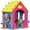 Yellow + Red, variant on iRerts Kids Playhouse, EVA Foam Cottage Playhouse for Kids Ages 2+, Indoor Play House with Play Kitchen, Toddler Play Equipment Toys Pretend Playhouse for Boy Girl Gifts, No-Tools Required Assembly
