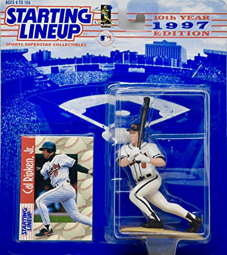 Details about   Rare 1995 Starting Lineup Cal Ripken 1996 Edition w/ Collector Card 