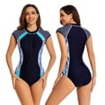 thumbnail image 1 of Traje de surf de una pieza sin mangas con protección solar Traje de baño para mujer Traje de buceo Traje de baño Oni Flower, 1 of 5