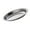Silver-large, variant on Steaming Fish Tray Stainless Steel Serving Plate Oval Shape Multifunctional for Home or Restaurant Use Silver/Gold