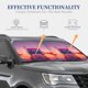 thumbnail image 4 of Balery Sunset Truck Highway Parasol para parabrisas de coche de 2 piezas | Parasol plegable para parabrisas delantero de coche para la mayoría de sedanes-Small, 4 of 6