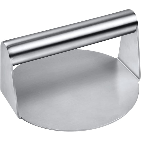 Burger Press, Stainless Steel Burger Smasher for Griddle