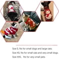 thumbnail image 5 of Disfraz navideño para mascota, muñeco de nieve a rayas, suéter para perro de Año Nuevo, disfraz de Otoño/Invierno para perro, 5 of 5