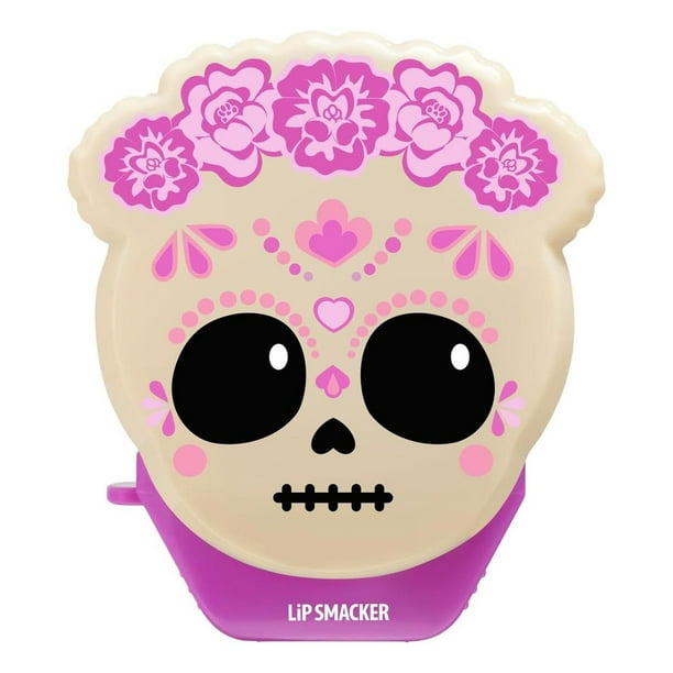Bálsamo Labial Lip Smacker Día de los Muertos Catrina Frambuesa Hidratante y Protector