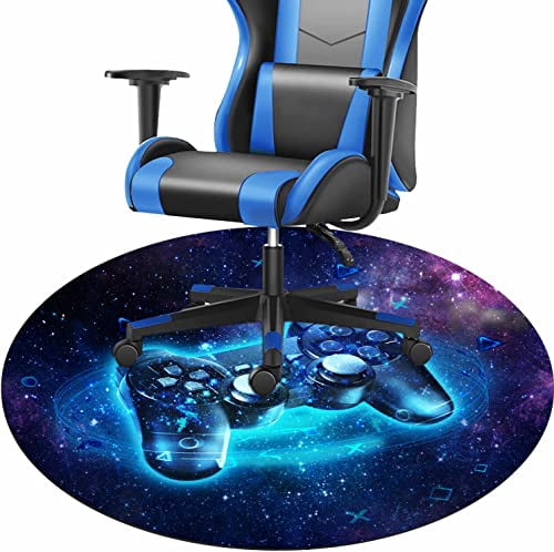 Gaming Chair Mat for Hardwood Floor Anti-Slip Round Office Chair Mat for Carpet Computer Chair 