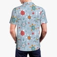 thumbnail image 6 of Wukai Sea Turtle Men’s Polo Shirts,Quick-Dry Athletic Shirt,Classic Fit Shirts-X-Large, 6 of 8