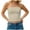 Beige, variant on Womens Strapless Tube Tops Basic Backless Sleeveless Bandeau Going Out Crop Tops Blouses Summer Clothes