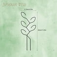 thumbnail image 6 of Opvise Sturdy Metal Plant Trellis with Elastic Coating for Indoor/Outdoor Potted Plants, Leaf Design Support for Climbing Vines, Durable Garden Stake 2pcs, 6 of 7