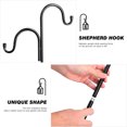 Etereauty Bird Feeder Shepherds Hook Heavy Duty Poles Outdoors Feeders