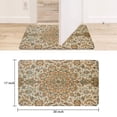 thumbnail image 6 of Boho Yellow Vintage Carpet Door Mat Welcome Door Mat for Front Door, Home Entrance, Yard, Floor, Patio, Non Slip Spring Summer Welcome Mat Indoor Outdoor Doormat 30"*17", 6 of 6