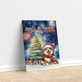 thumbnail image 3 of Merry Christmas and Happy New Year Santa Corgi Holiday Xmas Winter 2025 Vertical Matte Canvas Poster Welsh Corgi Dog Lover Gifts Idea Wall Art Home Decor - 00024, 3 of 5