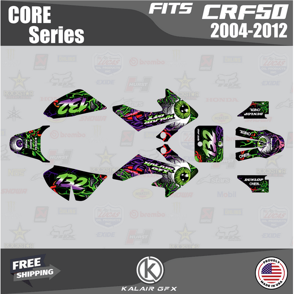 Kalair GFX Graphics Kit for Honda CRF50 (2004-2012) Core Series
