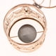 thumbnail image 4 of Portavelas decorativo de metal con diseño floral calado para velas pequeñas. E-Rose Gold, 4 of 9