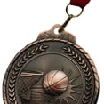 thumbnail image 6 of TNOBHG Golden Basketball Medals 12pcs Sports Medal Set Engraving Basketball Metal Winner Award Medal Zinc Alloy Golden Silver Color Bronze Competition, 6 of 8