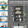 Costway Multipurpose Mount Wall Surface Bathroom Storage Mirror