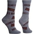 thumbnail image 3 of Crazy Socks for Women, Hershey's Chocolate, Funny Colorful Prints, Medium, 3 of 7