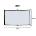 thumbnail image 4 of PPgejGEK 130 Inch Projector Screen Foldable Portable Anti-Wrinkle for Indoor Outdoor Movie 16:9 Format 215x120cm 84.65x47.24in, 4 of 9