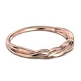 thumbnail image 3 of 10K Rose GoldTwisted Vine Wedding Ring, 3 of 4