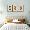 thumbnail image 2 of Hieng Neutral Botanical Wall Art , Large Framed Boho Farmhouse Wall Decor, Modern Minimalist Floral Wall Painting, Rustic Wildflower Canvas Art Prints for Living Room, Bedroom Unframed, 2 of 6