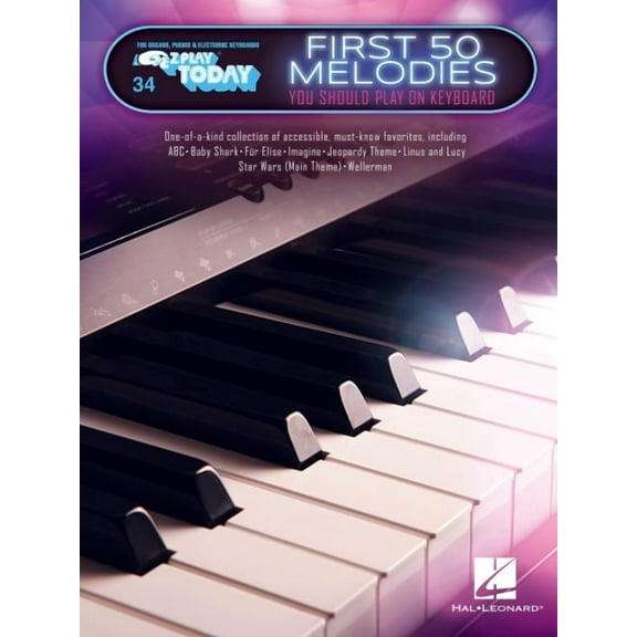 First 50 Melodies You Should Play on Keyboard - E-Z Play Today #34 (Paperback)