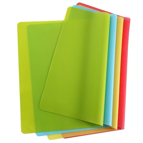 MEIBUTYUP Heat Resistant Silicone Mat Insulation Pads Silicone Yellow 4PCS