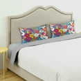 thumbnail image 3 of Yayeee Pillowcase King Size Set of 2 Satin Wrinkle Resistant Pillow Case, Whimsical Floral, 3 of 8