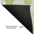 thumbnail image 3 of Addison Rugs Mayfield Washable Transitional Diamonds Lime Rectangle Rug, 10' x 14', 3 of 6