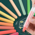 thumbnail image 4 of 15Pcs Dustless Chalk Set with Chalkboard Eraser, Colored Chalk with Holder,Color Sidewalk Chalk for Kids, Chalk Paint, 4 of 7