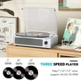 thumbnail image 3 of Tocadiscos de vinilo Seasonlife Vintage, blanco, 3 of 8