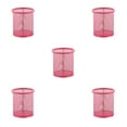 thumbnail image 3 of Tholdsy Mesh Metal Pen Holder Pot Smooth Office Fashion Edge Eraser Caddy Organizer Stationery Ruler Holders Desk Table Container Type2 NO2, 3 of 6