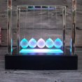 thumbnail image 6 of Fufafayo under $5 Luminous Newton's Cradle, Luminous Newton‘s Cradle Balance Ball, Glass Pendulum Desktop Decor with Light Projector, 6 of 9