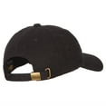 thumbnail image 4 of Party Icon Patched Unstructured Washed Cap - Black OSFM, 4 of 5