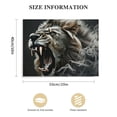 thumbnail image 3 of Nawypu Roaring lion canvas print wall decor, Animal Print, Lion canvas print art, Black White Lion Canvas Wall Art, Lion Portrait Canvas Print, Animal Canvas Print, Ready to Hang, Home decor,, 3 of 6