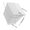 FOMIYES 50Pcs Small Chinese Take Out Boxes with Wire Handle White Paper ...
