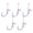 A, variant on KUFptva 5pcs Fishing Hooks Live Shrimp Fixed Hooks for Bass Strong Barbed Fishing Hooks with Holes Fishing Tackle