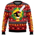 thumbnail image 3 of Suéter unisex de carnaval navideño con motosierra de fantasía Suéter de Papá Noel Suéter 3D Ropa premium de otoño e invierno, 3 of 4