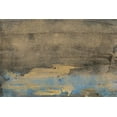 thumbnail image 2 of Bramma, Lila 14x11 White Modern Wood Framed Museum Art Print Titled - Bronze and Blue I, 2 of 4