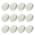 thumbnail image 6 of Qumonin 12pcs Mason Jar Lids with Straw Hole Metal Wide Mouth Canning Caps, 6 of 6