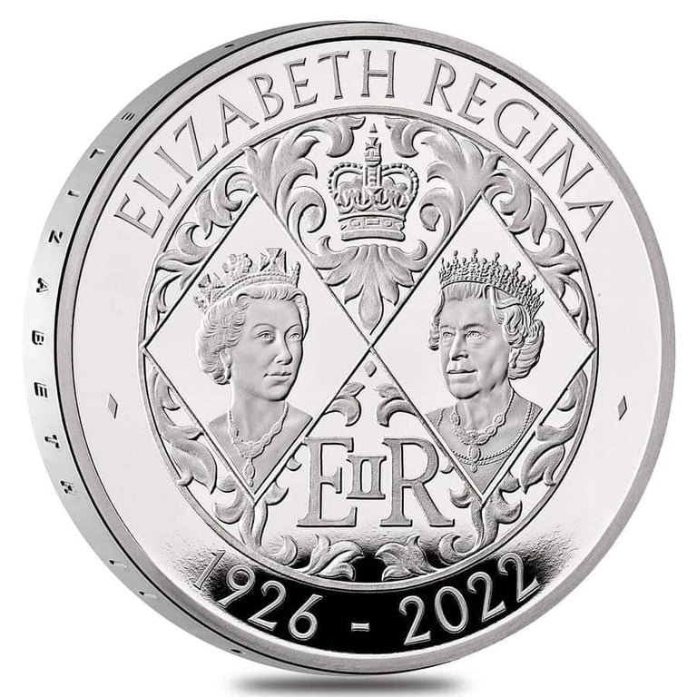 2022 Great Britain 28.28 Gram Queen Elizabeth II Proof Silver Coin