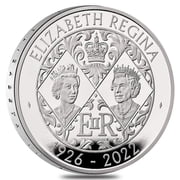 2022 Great Britain 28.28 Gram Queen Elizabeth II Proof Silver Coin .925 Fine The Royal Mint